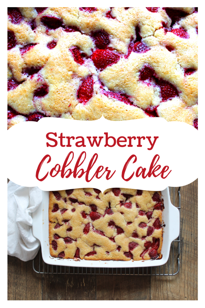 Easy Strawberry Cobbler With Cake Mix